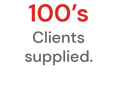 100’s Clients Supported